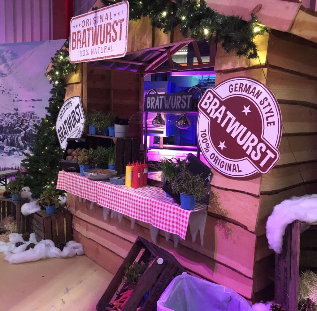 de leukste kerstevenementen personeel medewerker bedrijf zaak kerstfeest kerstborrel kerstfestival kerstevenement kerstevent evenementenbureau advance events foodtrucks bratwurst foodunit 1