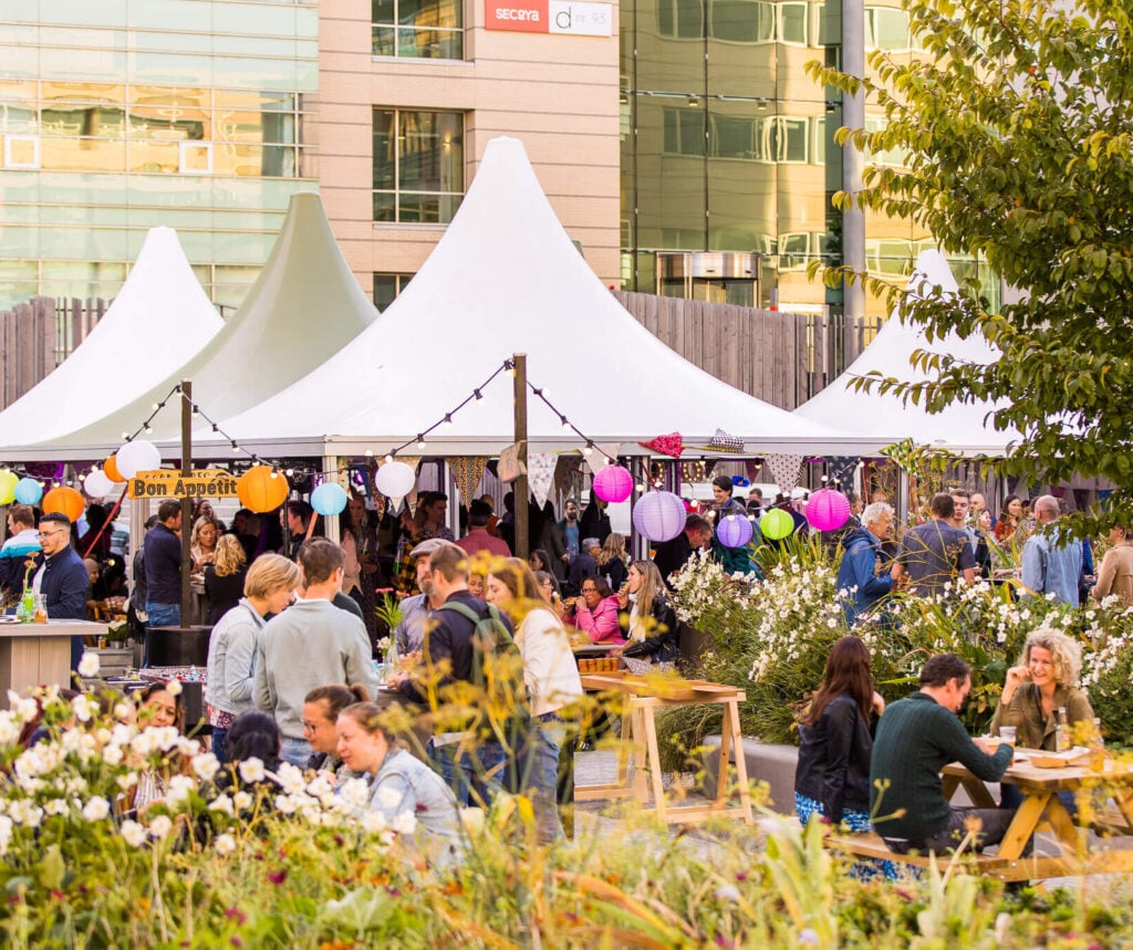 familiefestival opendag familiedag eigen terrein bedrijf locatie organiseren evenementenbureau advance events, 50 jarig jubileum bedrijf, 50, vijftig, bouwevenement