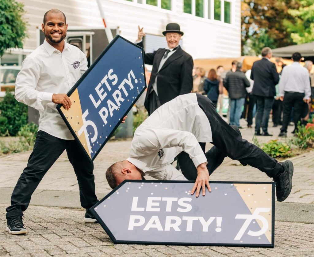 jubileumfeest - 75 jarig jubileum bedrijf organiseren - jubileumevenement jubileumopendag jubileumweekend jubileumreis jubileumparty evenementenbureau advance events evenement