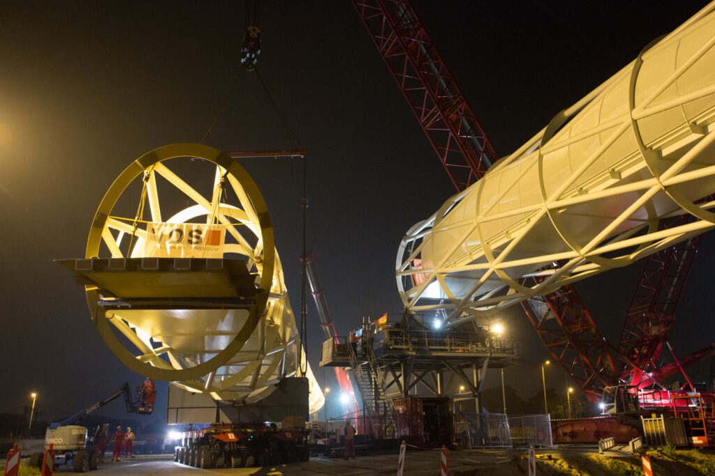 speciaal bouw evenement indraaimoment groene verbinding fietsbrug brugevent evenement advance events