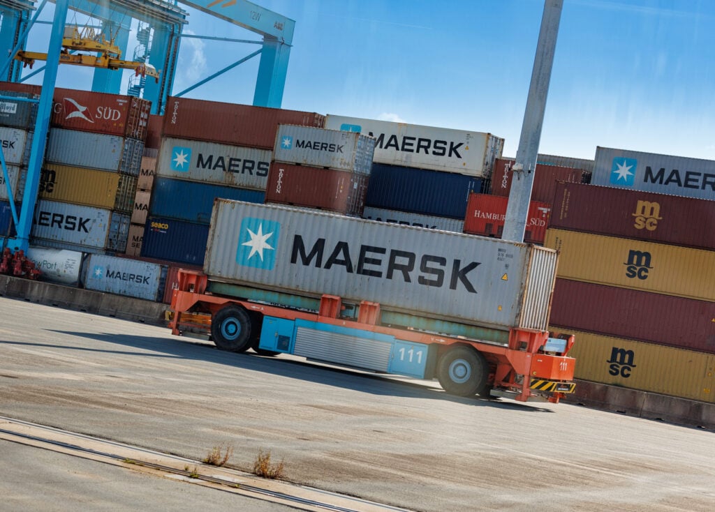 automatische container terminal in rotterdam