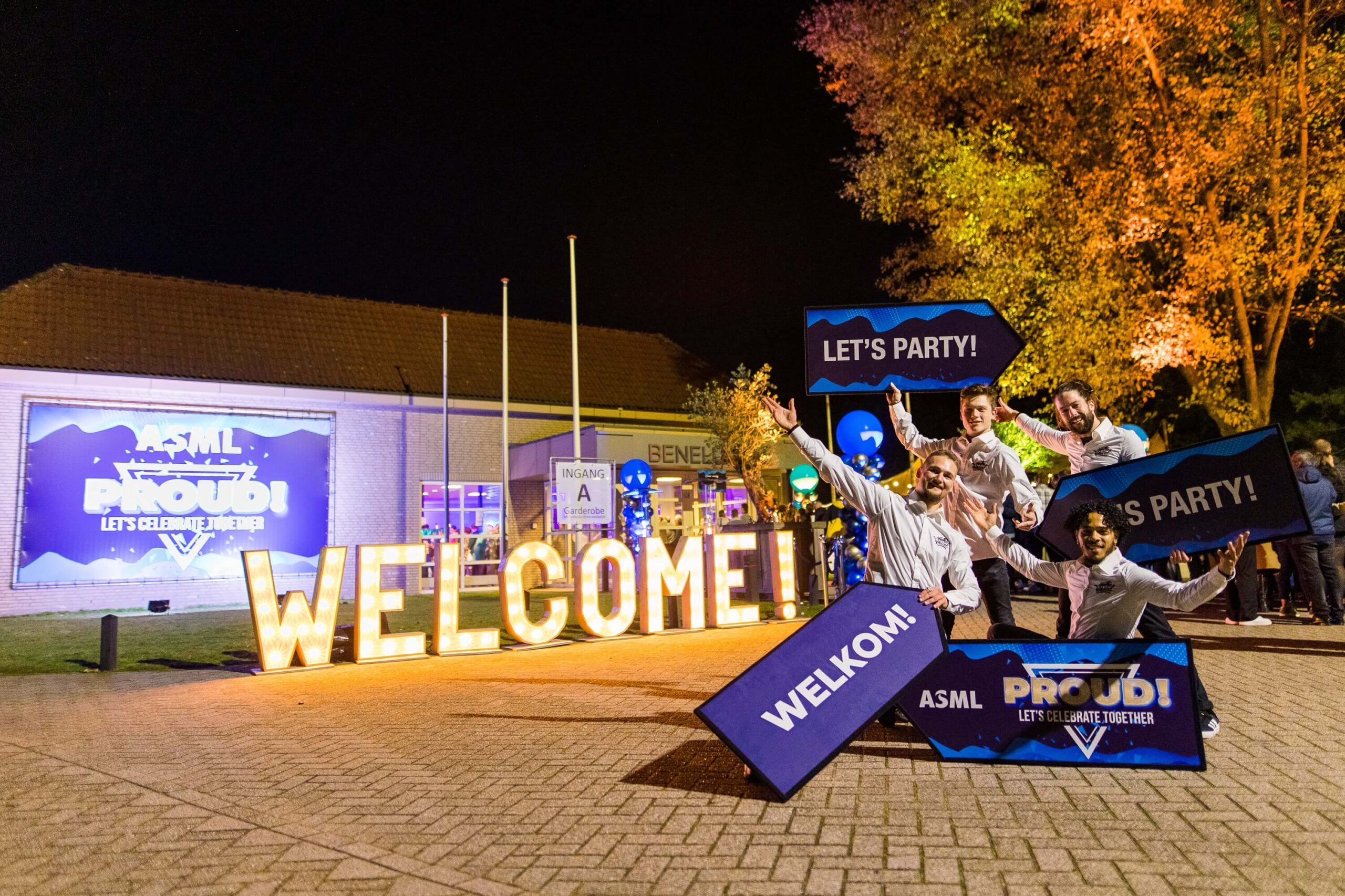 Open dag feesten op het werk entertainment bedrijfsevenement