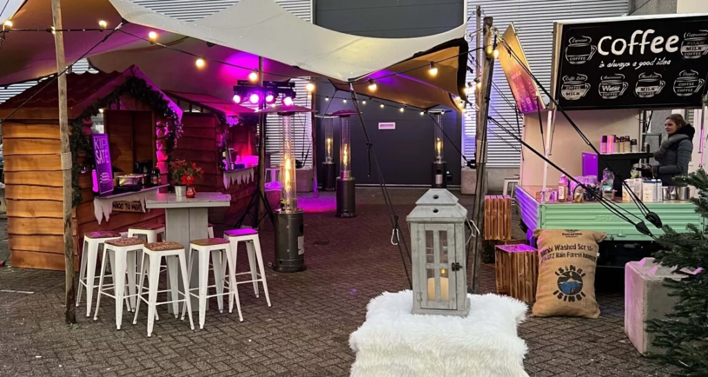 kerstfestival op eigen locatie supermicro kerstfeest festivalplein foodtruck kerstevenement advance events