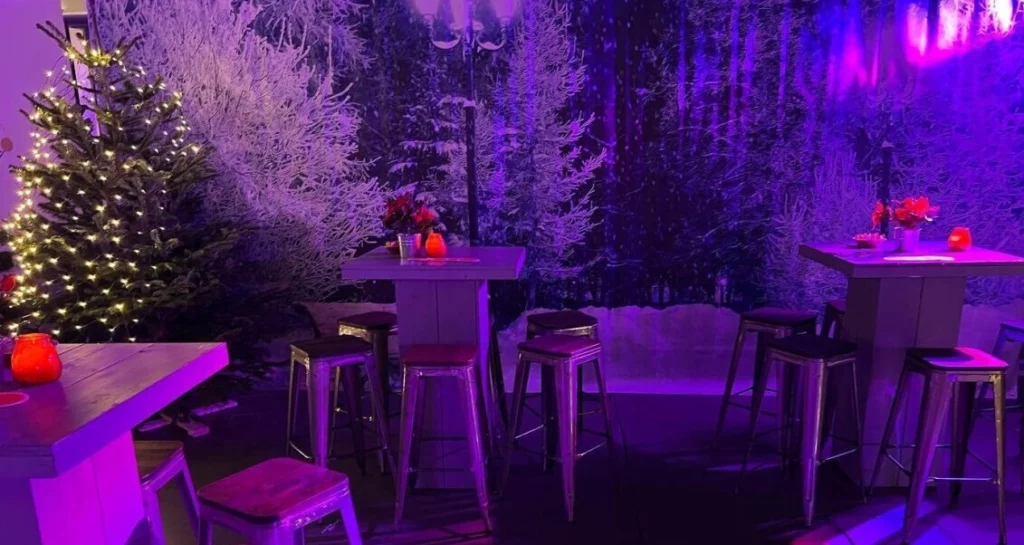 kerstfestival op eigen locatie supermicro kerstfeest winterhuisje foodtruck kerstevenement advance events
