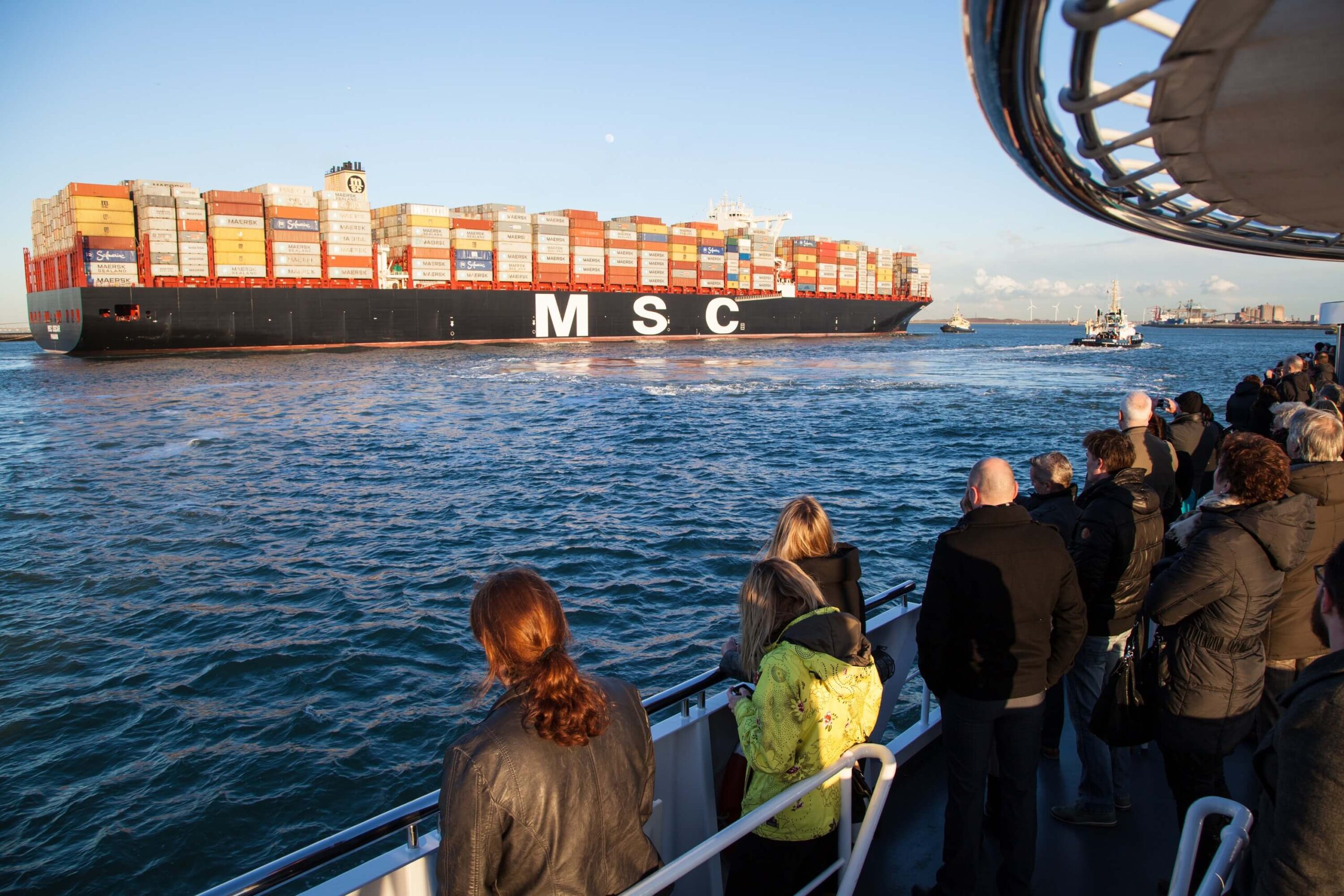 msc apm maidentrip schipsdoop naming ceremony marine evenementen nautisch advance events grootste schip ter wereld