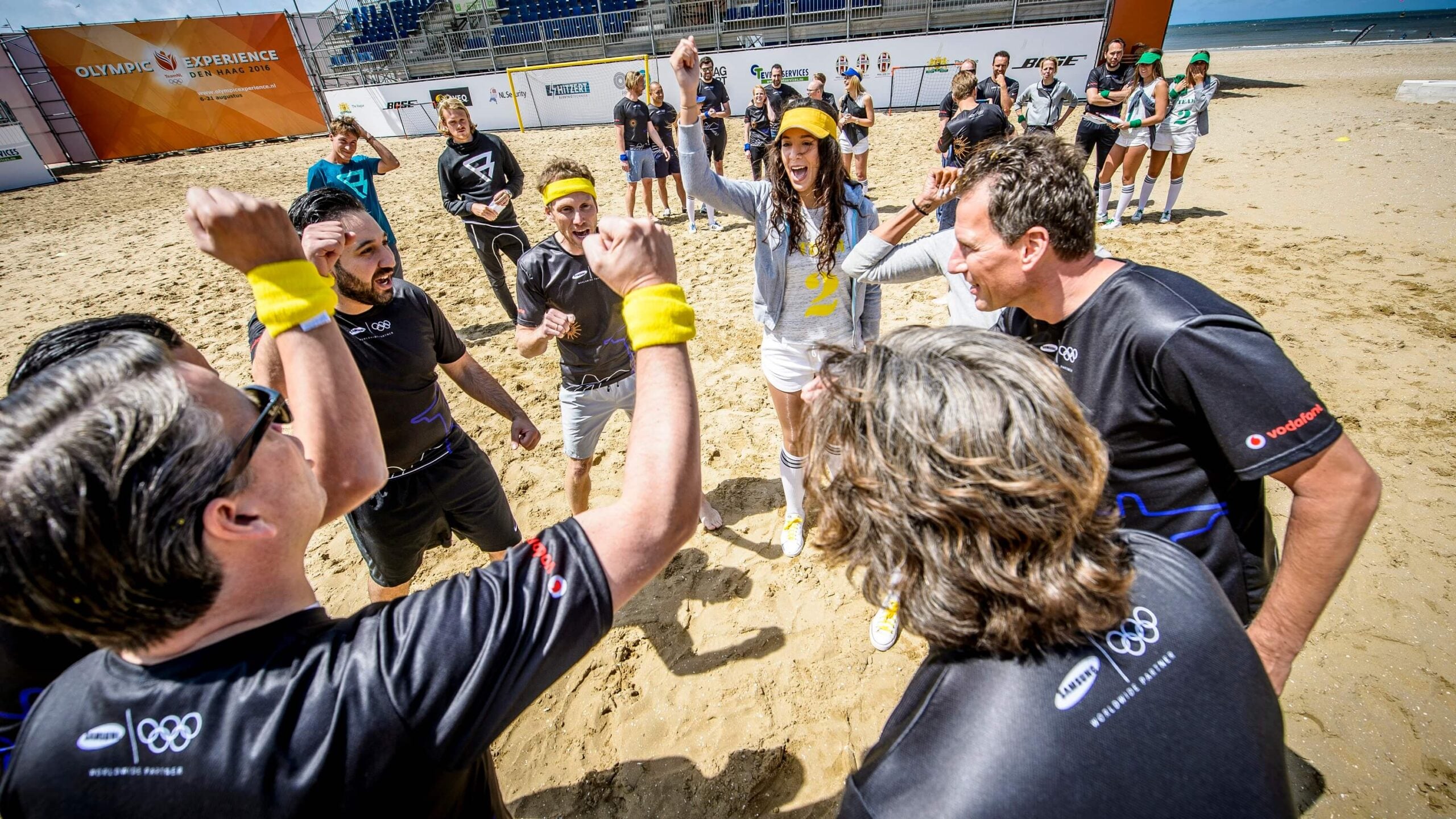 samsung vodafone klantendag relatiedag strand activiteiten teambuilding yell