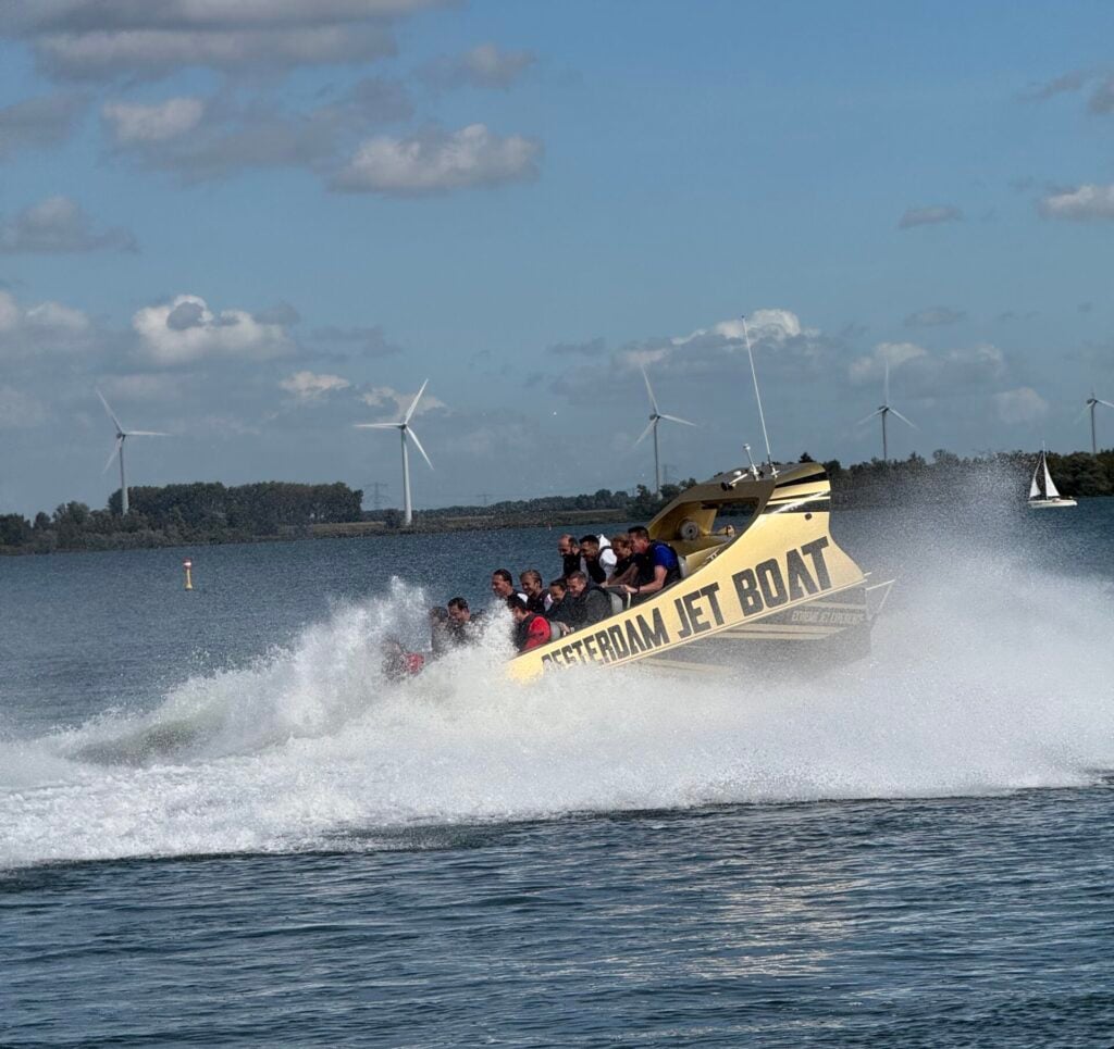 Jettboat, powerboat, personeelsweekend, bedrijfsweekend, weekend weg, advance events, 2025, oesterdam