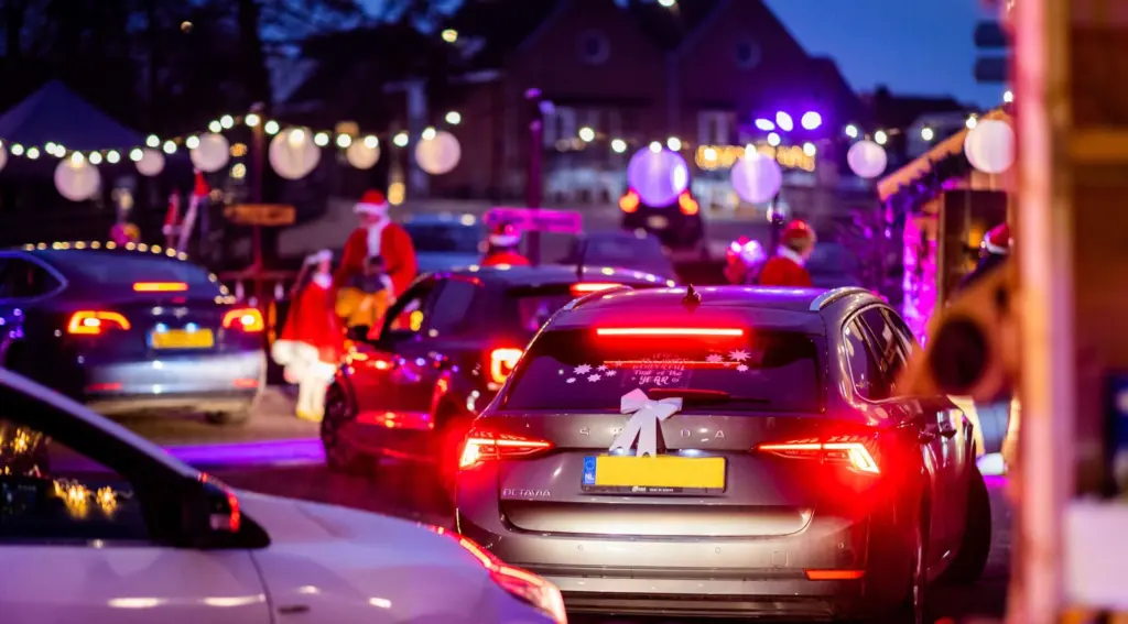 kerst drive thru through drivethru kerstfeest kerstevenement kerstevent evenementenbureau advance events 7