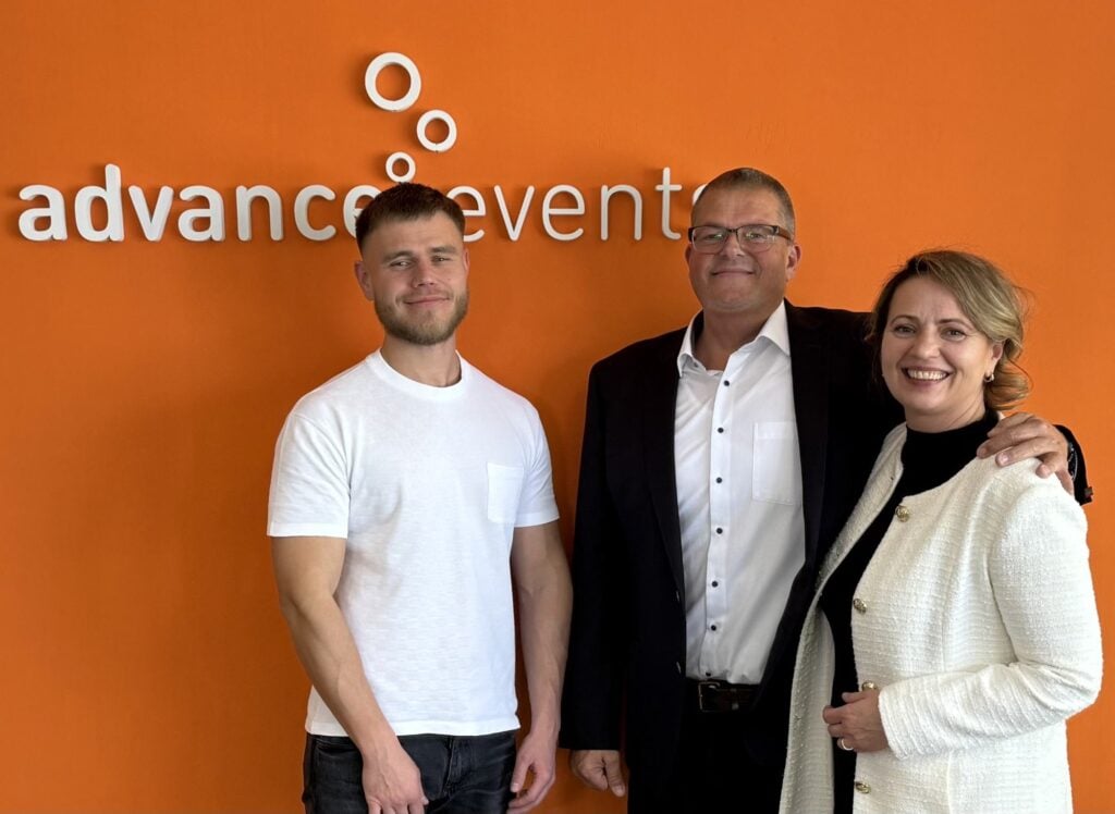 Evenementenbureau Advance Events, eigenaren Arie en Marina Brouwer en hun zoon Artem - 2025