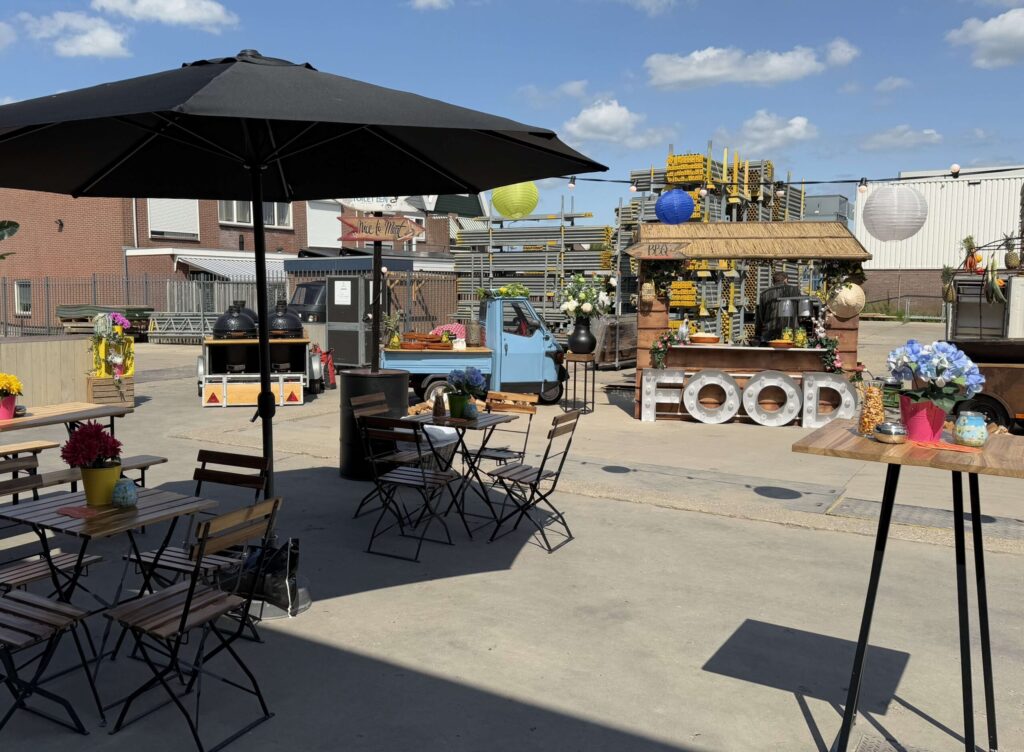 foodtruck fesitval op eigen locatie als start van de bouwvak vakantie
