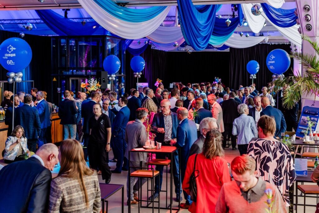 relatie evenement - 60-jarig jubileum chemgas - jubileumevent - bedrijfsjubileum - rotterdam - cruiseterminal - advance events