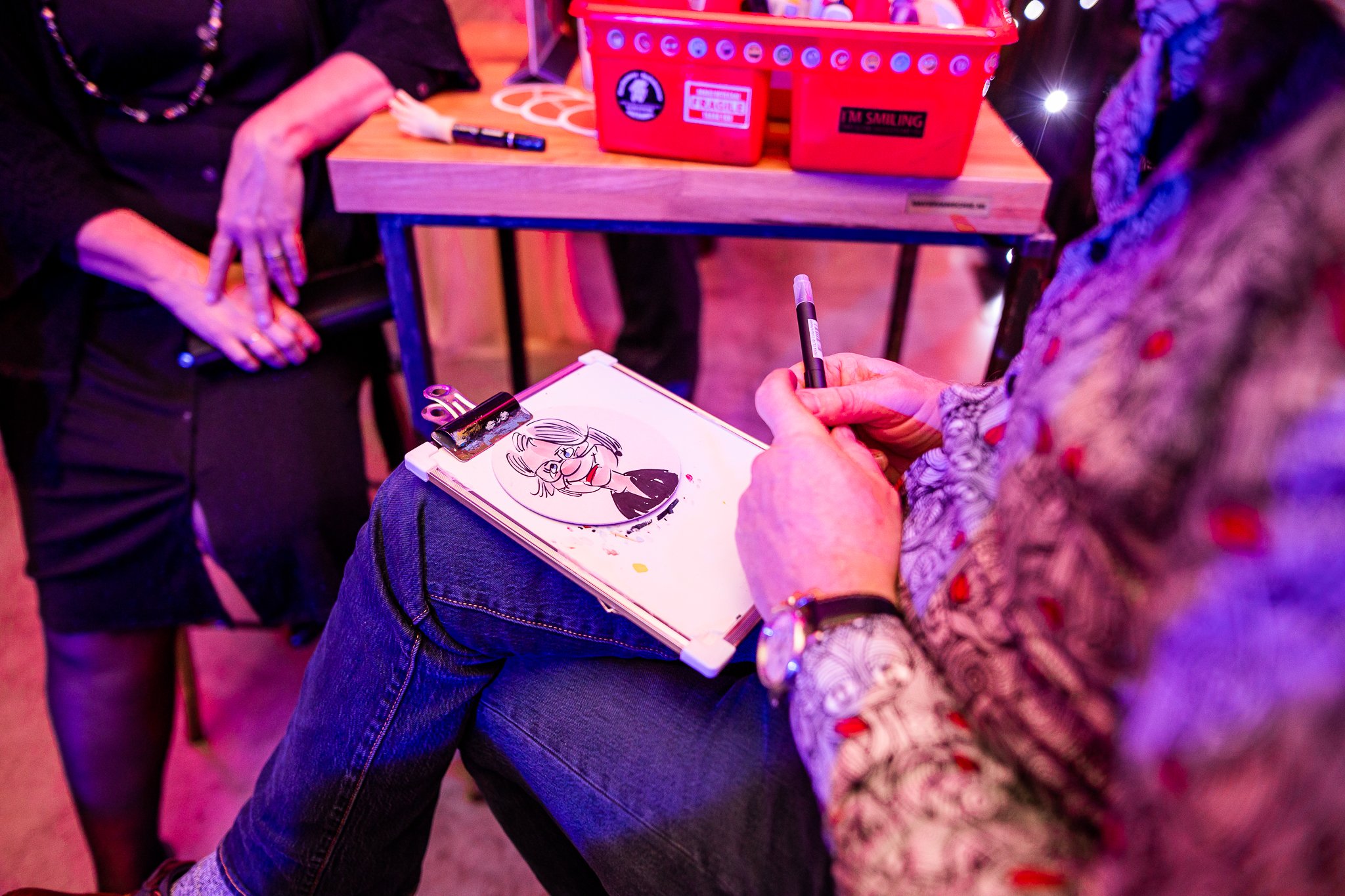 bierviltjes karikaturist, roaring twenties party - advance events