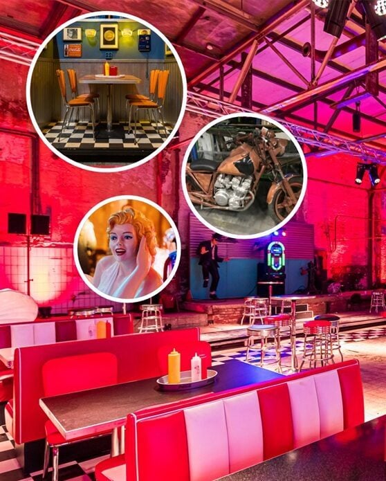 Familiedag voor transportbedrijven of logistieke organisaties in thema route 66