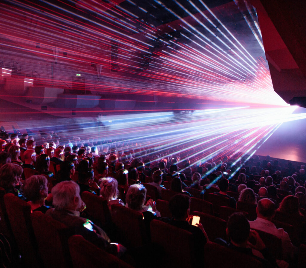 111 jaar fullcolour lasershow als openingsact relatie evenement door Advance Events