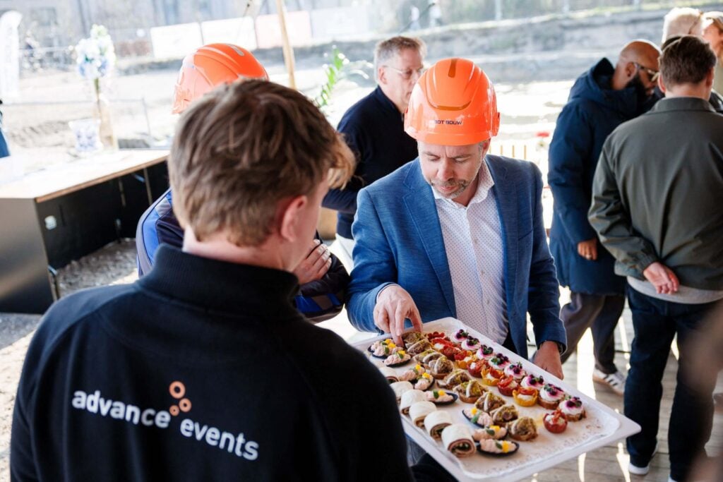 catering- hapjes- start bouw event