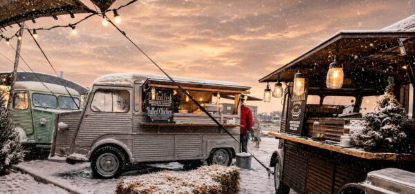 foodtruck festival kerst organiseren voor bedrijven - op eigen locatie door Advance Events